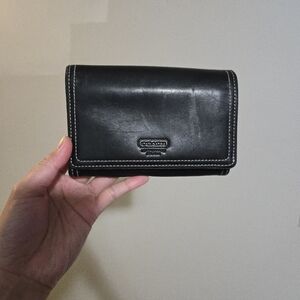 Coach Black Medium Leather Wallet